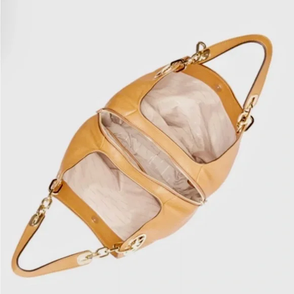 Michael Kors Tan Leather Shoulder Bag - Picture 6 of 6